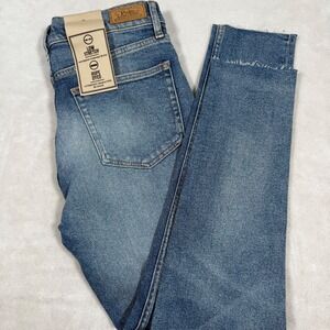 Polo Ralph Lauren Tompkins Skinny High Rise Ankle Jeans Blue Wash Size 30